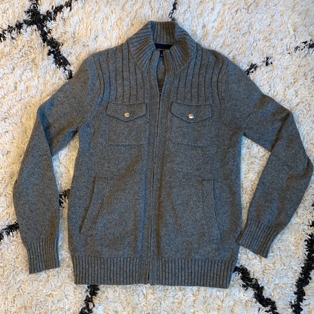 BR Zip Up Sweater
